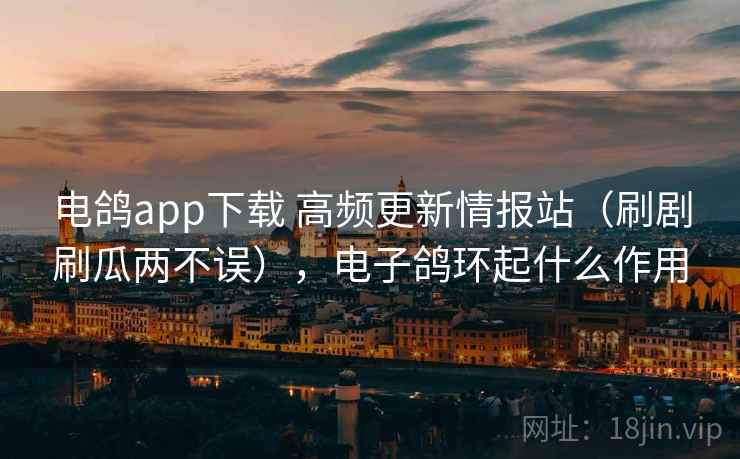 电鸽app下载 高频更新情报站(刷剧刷瓜两不误),电子鸽环起什么作用 电鸽app下载 高频更新情报站(刷剧刷瓜两不误),电子鸽环起什么作用