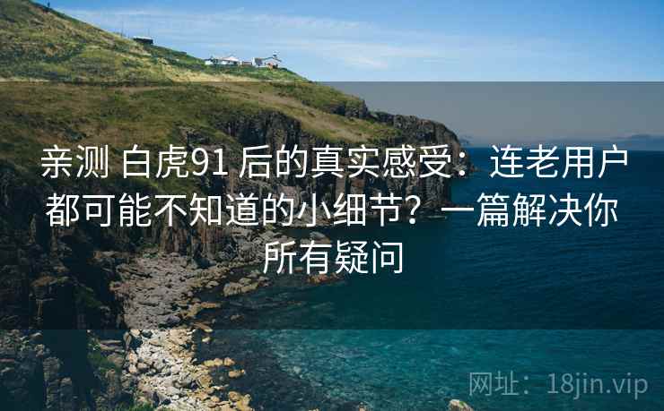 亲测 白虎91 后的真实感受:连老用户都可能不知道的小细节?一篇解决你所有疑问 亲测 白虎91 后的真实感受:连老用户都可能不知道的小细节?一篇解决你所有疑问